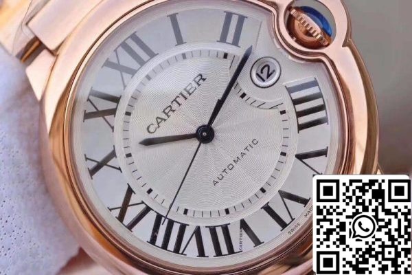 Ballon Bleu De Cartier 42MM W69006Z2 V9 Factory 1 1 Best Edition Swiss ETA2671 Silver Textured Dial US Replica Watch 9669 Ballon Bleu De Cartier 42MM W69006Z2 V9 Factory 1 1 Best Edition Swiss ETA2671 Silver Textured Dial