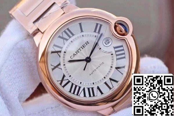 Ballon Bleu De Cartier 42MM W69006Z2 V9 Factory 1 1 Best Edition Swiss ETA2671 Silver Textured Dial US Replica Watch 9998 Ballon Bleu De Cartier 42MM W69006Z2 V9 Factory 1 1:1 Best Edition Swiss ETA2671 Silver Textured Dial