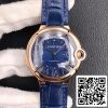 Ballon Bleu De Cartier 42MM WGBB0036 1:1 Best Edition V6 Factory Rose Gold US Replica Zegarek 7778 Ballon Bleu De Cartier 42MM WGBB0036 1:1 Best Edition V6 Factory Rose Gold