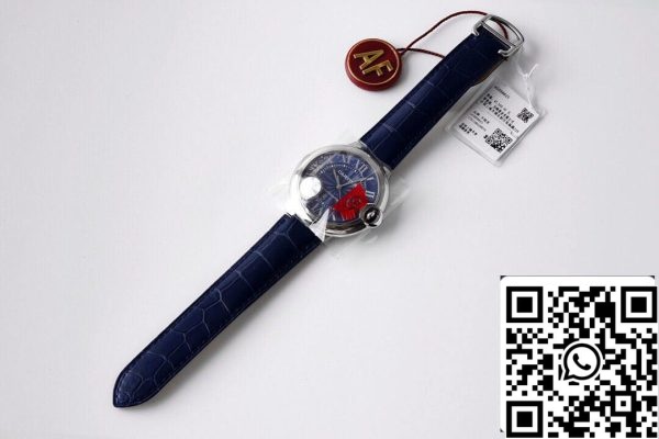 Ballon Bleu De Cartier 42MM WSBB0027 1 1 Mejor Edición AF Factory Esfera Azul US Reloj Replica 7938 Ballon Bleu De Cartier 42MM WSBB0027 1:1 Mejor Edición AF Factory Esfera Azul