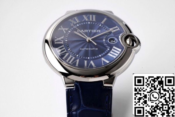 Ballon Bleu De Cartier 42MM WSBB0027 1 1 Best Edition AF Factory Blue Dial US Replica Klocka 9408 Ballon Bleu De Cartier 42MM WSBB0027 1:1 Best Edition AF Factory Blue Dial