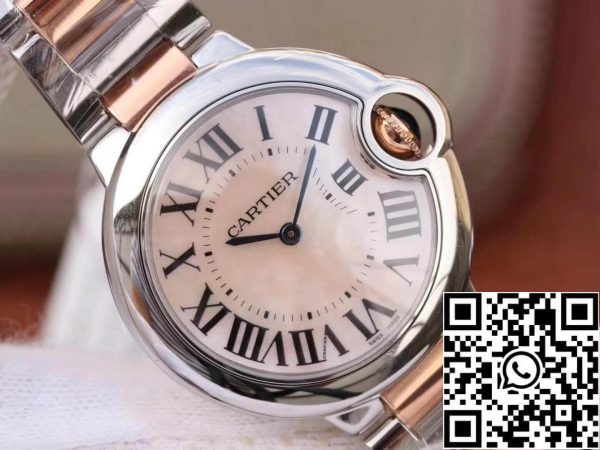 Ballon Bleu De Cartier Ladies 33MM W69201 V6 Factory 1 1 paras painos Sveitsin ETA076 Yhdysvaltain Replica katsella 958 Ballon Bleu De Cartier Ladies 33MM W69201 V6 Factory 1: 1 paras painos Sveitsin ETA076