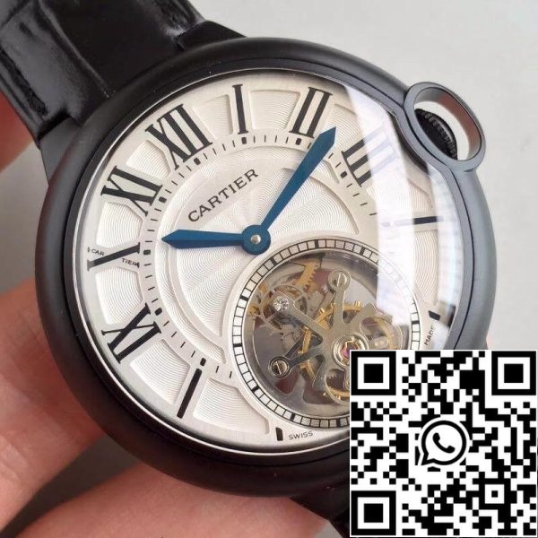 Ballon Bleu De Cartier Tourbillon Мъжки часовници 1 1 Най-доброто издание швейцарски турбийон бял циферблат САЩ реплика часовник 5811 Ballon Bleu De Cartier Tourbillon Мъжки часовници 1: 1 Най-доброто издание швейцарски турбийон бял циферблат