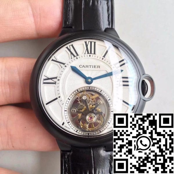 Ballon Bleu De Cartier Tourbillon Мъжки часовници 1 1 Най-доброто издание швейцарски турбийон бял циферблат САЩ реплика часовник 6463 Ballon Bleu De Cartier Tourbillon Мъжки часовници 1: 1 Най-доброто издание швейцарски турбийон бял циферблат