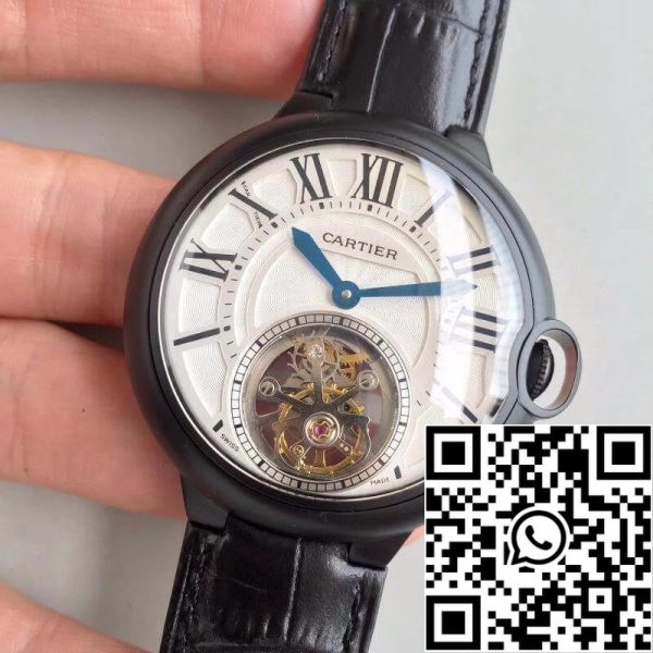 Ballon Bleu De Cartier Tourbillon Мъжки часовници 1 1 Най-доброто издание швейцарски турбийон бял циферблат САЩ реплика часовник 8078 Ballon Bleu De Cartier Tourbillon Мъжки часовници 1: 1 Най-доброто издание швейцарски турбийон бял циферблат