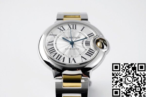 Ballon Bleu De Cartier W2BB0002 33MM 1 1 Mejor Edición AF Factory Esfera Blanca US Reloj Replica 3472 Ballon Bleu De Cartier W2BB0002 33MM 1 1 Mejor Edición AF Factory Esfera Blanca