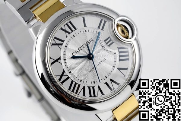 Ballon Bleu De Cartier W2BB0002 33MM 1 1 Best Edition AF Factory White Dial US Réplica Relógio 7143 Ballon Bleu De Cartier W2BB0002 33MM 1 1:1 Best Edition AF Factory White Dial