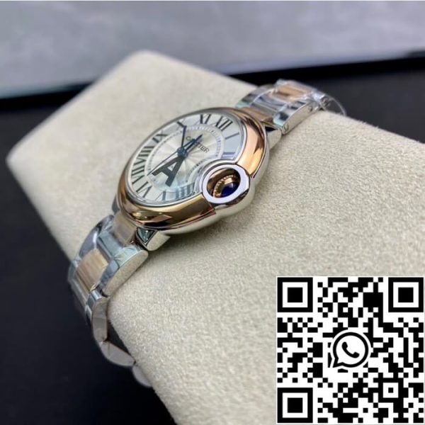 Ballon Bleu De Cartier W2BB0023 33MM 1 1 Best Edition V6 Factory Rose Gold US Replica Klocka 3327 Ballon Bleu De Cartier W2BB0023 33MM 1:1 Best Edition V6 Factory Rose Gold