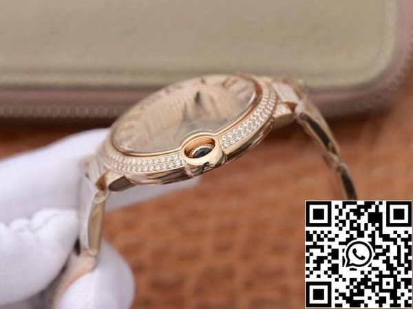 Ballon Bleu De Cartier W69006Z2 42 мм TW Завод 1 1 Лучшее издание полный алмаз Rosegold швейцарский ETA 2824 США Реплика Смотреть 7233 Ballon Bleu De Cartier W69006Z2 42 мм TW Завод 1:1 Лучшее издание полный алмаз Rosegold швейцарский ETA 2824