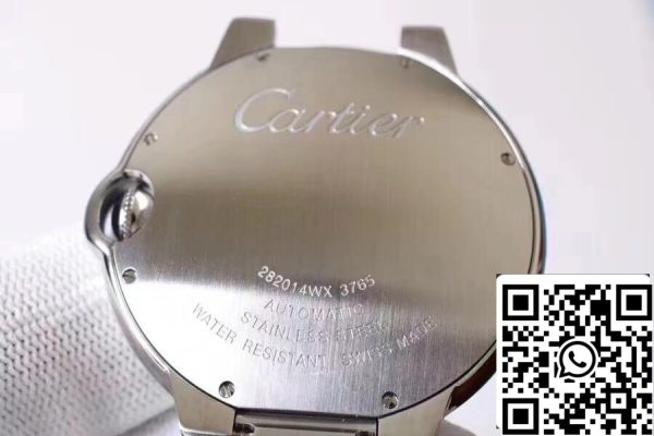 Ballon Bleu De Cartier W69012Z4 1 1 Най-доброто издание V6 фабрика сребърен циферблат САЩ реплика часовник 2573 Ballon Bleu De Cartier W69012Z4 1: 1 Най-доброто издание V6 фабрика сребърен циферблат