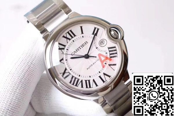 Ballon Bleu De Cartier W69012Z4 1 1 Best Edition V6 Factory Silver Dial US Réplica Relógio 8435 Ballon Bleu De Cartier W69012Z4 1:1 Best Edition V6 Factory Silver Dial