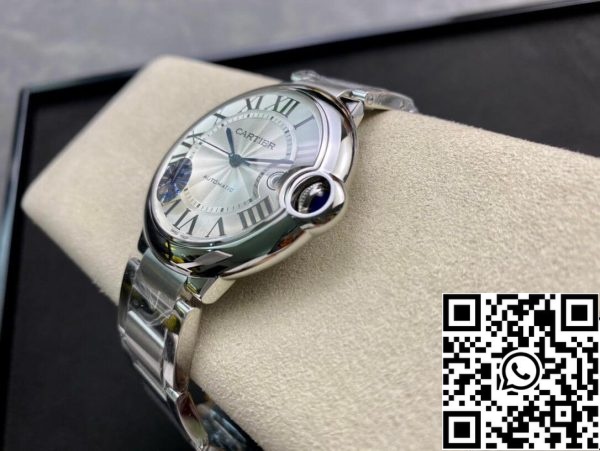 Ballon Bleu De Cartier W69012Z4 42MM 1 1 Mejor Edición AF Factory Plata Esfera Blanca US Reloj Replica 1326 Ballon Bleu De Cartier W69012Z4 42MM 1 1 Mejor Edición AF Factory Plata Esfera Blanca