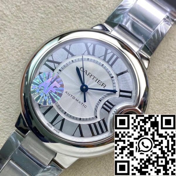 Ballon Bleu De Cartier W6920071 33MM 1 1 Best Edition AF Factory Steel Strap US Replica Watch 1071 Ballon Bleu De Cartier W6920071 33MM 1:1 Best Edition AF Factory Steel Strap