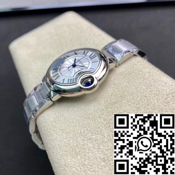 Ballon Bleu De Cartier W6920071 33MM 1 1 Лучшее издание AF Завод Стальной ремешок США Реплика часы 1898 Ballon Bleu De Cartier W6920071 33MM 1:1 Лучшее издание AF Завод Стальной ремешок