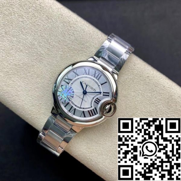 Ballon Bleu De Cartier W6920071 33MM 1 1 Лучшее издание AF Завод Стальной ремешок США Реплика часы 3038 Ballon Bleu De Cartier W6920071 33MM 1:1 Лучшее издание AF Завод Стальной ремешок