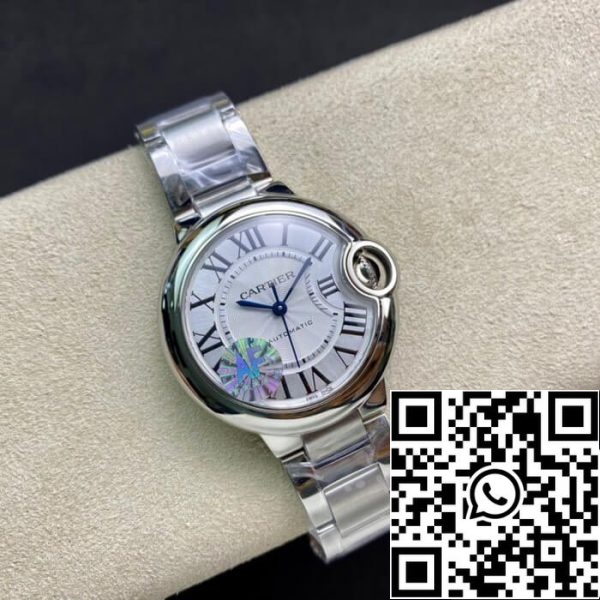 Ballon Bleu De Cartier W6920071 33MM 1 1 Best Edition AF Factory Steel Strap US Replica Watch 5399 Ballon Bleu De Cartier W6920071 33MM 1:1 Best Edition AF Factory Steel Strap