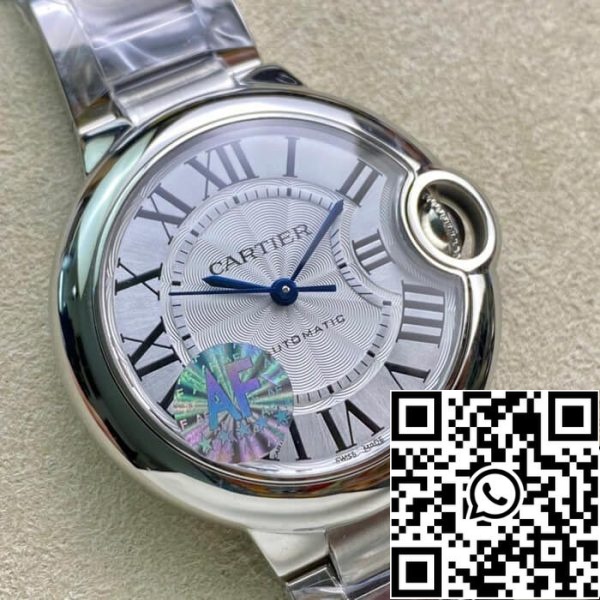 Ballon Bleu De Cartier W6920071 33MM 1:1 Best Edition AF Factory Steel Strap US Replica Zegarek 8837 Ballon Bleu De Cartier W6920071 33MM 1:1 Best Edition AF Factory Steel Strap