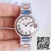 Ballon Bleu De Cartier W6920084 V6 Factory 1 1 Best Edition Swiss Ronda Quartz White Dial ΗΠΑ Replica ρολόι 6092 Ballon Bleu De Cartier W6920084 V6 Factory 1: 1 Best Edition Swiss Ronda Quartz White Dial