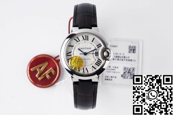 Ballon Bleu De Cartier W6920085 33MM 1 1 Най-доброто издание AF Factory White Dial САЩ реплика часовник 4516 Ballon Bleu De Cartier W6920085 33MM 1: 1 Най-доброто издание AF Factory White Dial