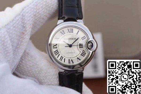 Ballon Bleu De Cartier W6920086 33mm 1 1 Best Edition White Textured Dial Swiss ETA 2671 US Replica Watch 3704 Ballon Bleu De Cartier W6920086 33mm 1:1 Best Edition White Textured Dial Swiss ETA 2671