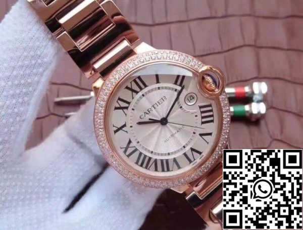 Ballon Bleu De Cartier WE9009Z8 V6 Factory 1 1 Best Edition Swiss ETA9015 White Dial US Replica Watch 1935 Ballon Bleu De Cartier WE9009Z8 V6 Factory 1:1 Best Edition Swiss ETA9015 White Dial