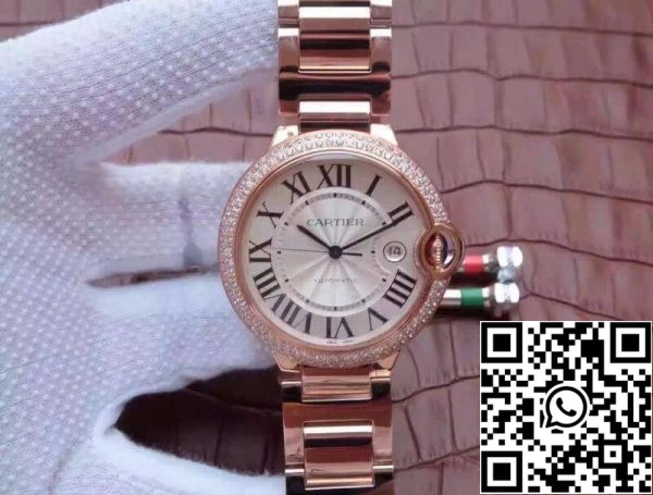 Ballon Bleu De Cartier WE9009Z8 V6 Fabrik 1 1 Beste Ausgabe Schweizer ETA9015 Weißes Zifferblatt US Replica Uhr 5647 Ballon Bleu De Cartier WE9009Z8 V6 Fabrik 1:1 Beste Ausgabe Schweizer ETA9015 Weißes Zifferblatt