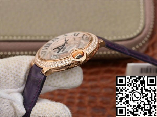 Ballon Bleu De Cartier WE902066 1 1 Best Edition V6 Factory V4 Rose Gold US Replica Uhr 4053 Ballon Bleu De Cartier WE902066 1:1 Best Edition V6 Factory V4 Rose Gold