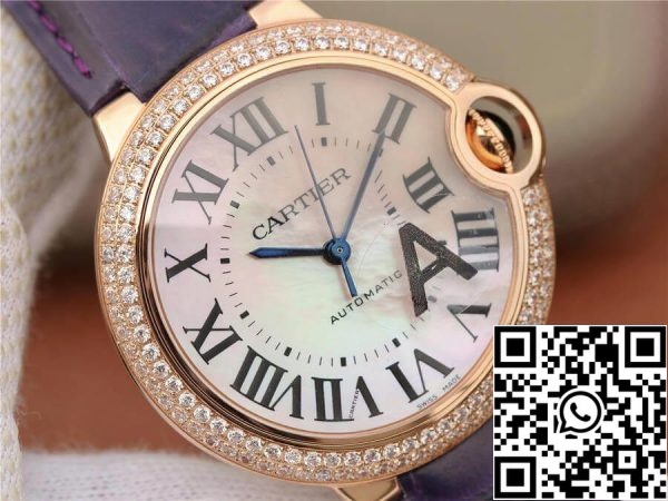 Ballon Bleu De Cartier WE902066 1 1 Best Edition V6 Factory V4 Rose Gold US Replica Uhr 7281 Ballon Bleu De Cartier WE902066 1:1 Best Edition V6 Factory V4 Rose Gold