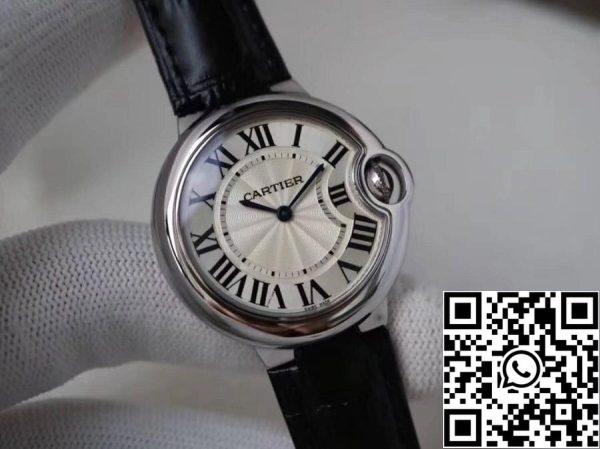 Ballon Bleu De Cartier WE902073 33MM V6 Factory 1 1 Best Edition Swiss ETA076 US Replique Montres 1690 Ballon Bleu De Cartier WE902073 33MM V6 Factory 1:1 Best Edition Swiss ETA076