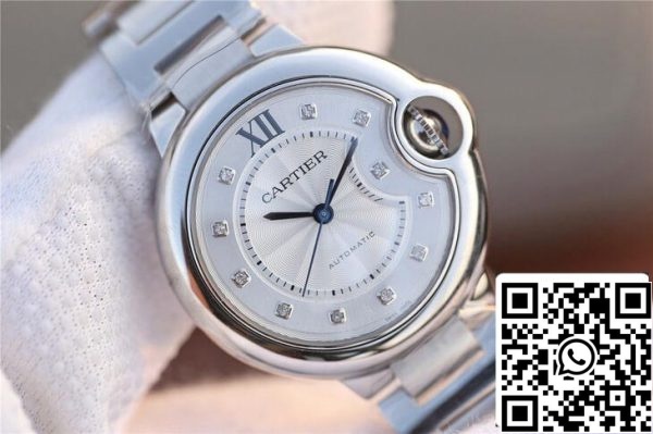 Ballon Bleu De Cartier WE902074 1 1 Best Edition V6 Factory Diamond Dial US Replica Klocka 6369 Ballon Bleu De Cartier WE902074 1:1 Best Edition V6 Factory Diamond Dial