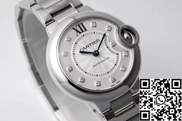 Ballon Bleu De Cartier WE902074 33MM 1 1 Best Edition AF Factory Silver Dial US Replica Watch 5700 Ballon Bleu De Cartier WE902074 33MM 1:1 Best Edition AF Factory Silver Dial