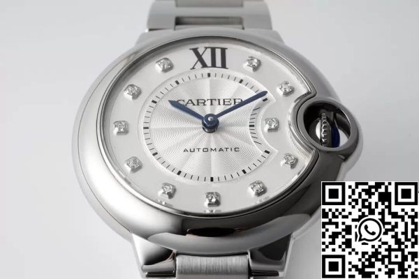 Ballon Bleu De Cartier WE902074 33MM 1 1 Best Edition AF Factory Silver Dial US Replica Watch 7293 Ballon Bleu De Cartier WE902074 33MM 1:1 Best Edition AF Factory Silver Dial