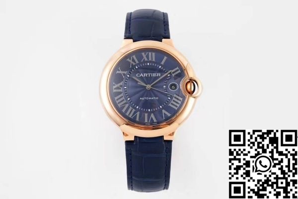 Ballon Bleu De Cartier WGBB0036 42MM 1 1 Best Edition AF Factory Rose Gold Case Réplica de relógio americano 8507 Ballon Bleu De Cartier WGBB0036 42MM 1 1:1 Best Edition AF Factory Rose Gold Case