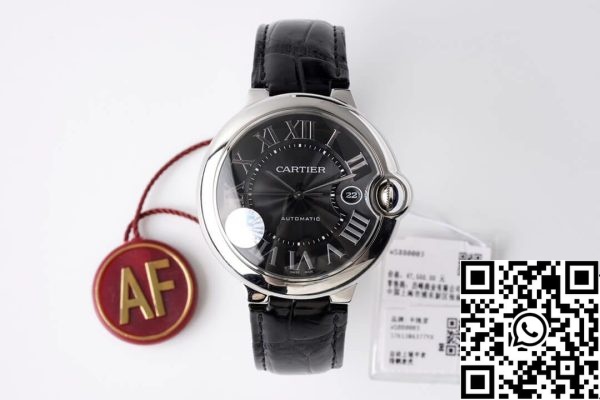 Ballon Bleu De Cartier WSBB0003 42MM 1 1 Best Edition AF Factory Quadrante Nero Replica Orologio 2070 Ballon Bleu De Cartier WSBB0003 42MM 1:1 Best Edition AF Factory Quadrante Nero