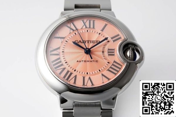 ساعة بالون بلو دي كارتييه WSBB0046 33MM 33BB0046 33MM 1:1 Best Edition AF Factory Pink Dial ساعة أمريكية مقلدة 5149 ساعة بالون بلو دي كارتييه WSBB0046 33MM 1:1 Best Edition AF Factory Pink Dial