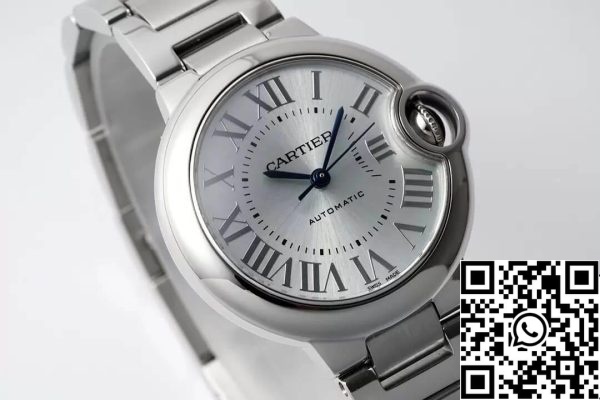 Ballon Bleu De Cartier WSBB0062 33MM 1 1 Best Edition AF Factory Steel Strap US Replica Orologio 1637 Ballon Bleu De Cartier WSBB0062 33MM 1:1 Best Edition AF Factory Steel Strap