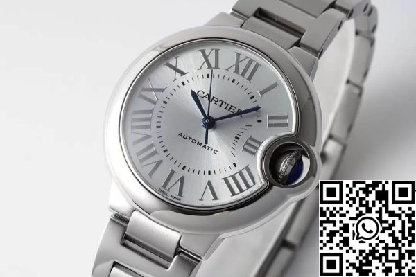 Ballon Bleu De Cartier WSBB0062 33MM 1 1 Best Edition AF Factory Steel Strap US Réplica Relógio 3570 Ballon Bleu De Cartier WSBB0062 33MM 1 1:1 Best Edition AF Factory Steel Strap