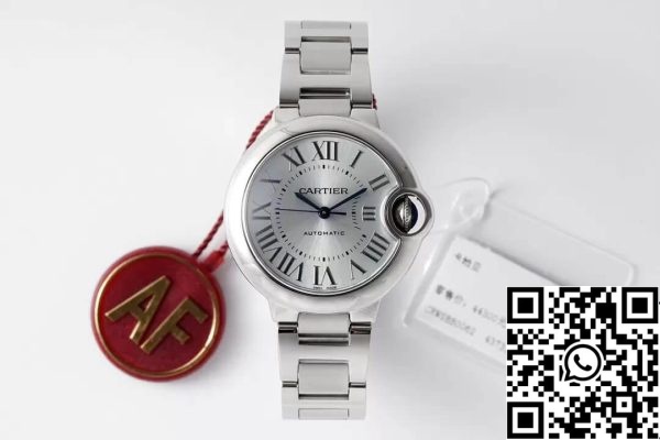 Ballon Bleu De Cartier WSBB0062 33MM 1 1 Best Edition AF Factory Steel Strap US Replica Watch 9744 Ballon Bleu De Cartier WSBB0062 33MM 1:1 Best Edition AF Factory Steel Strap