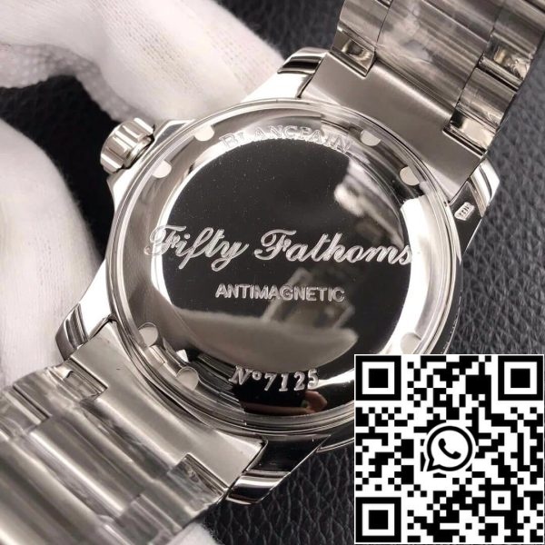 ساعة Blancpain Fifty Fathoms 5015 5015 1:1 Best Edition ZF Factory Stainless Factory US Replica 5664 Blancpain Fifty Fathoms 5015 1:1 Best Edition ZF Factory Stainless Steel