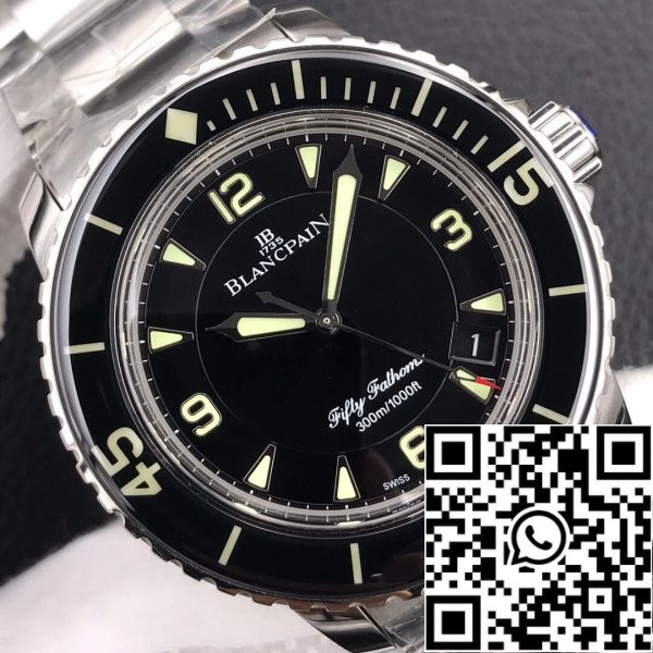 Blancpain Fifty Fathoms 5015 1 1 Best Edition ZF εργοστάσιο από ανοξείδωτο χάλυβα ΗΠΑ Replica ρολόι 9471 Blancpain Fifty Fathoms 5015 1: 1 Best Edition ZF εργοστάσιο από ανοξείδωτο χάλυβα