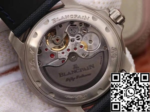 Blancpain Fifty Fathoms 5015 12B40 O52A ZF Factory 1 1 Best Edition Swiss ETA2836 2 Black Sail canvas Strap US Replica Klocka 1778 Blancpain Fifty Fathoms 5015-12B40-O52A ZF Factory 1:1 Best Edition Swiss ETA2836-2 Black Sail-canvas Strap