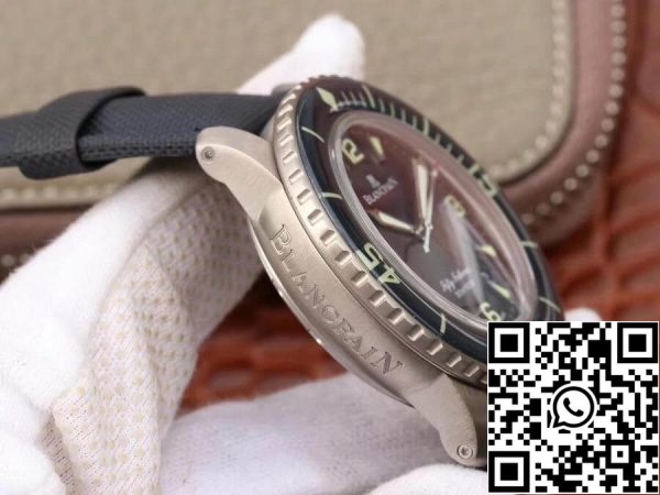 Blancpain Fifty Fathoms 5015 12B40 O52A ZF Factory 1 1 Най-доброто издание швейцарски ETA2836 2 Черно платно каишка САЩ реплика часовник 8794 Blancpain Fifty Fathoms 5015-12B40-O52A ZF Factory 1: 1 Най-доброто издание швейцарски ETA2836-2 Черно платно каишка