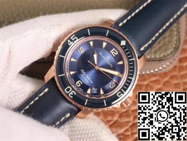 Blancpain Fifty Fathoms 5015 3603C 63B 1 Best Edition ZF Factory Blue Dial Zwitserse ETA1315 US Replica Watch 2795 Blancpain Fifty Fathoms 5015-3603C-63B 1:1 Best Edition ZF Factory Blue Dial Zwitserse ETA1315