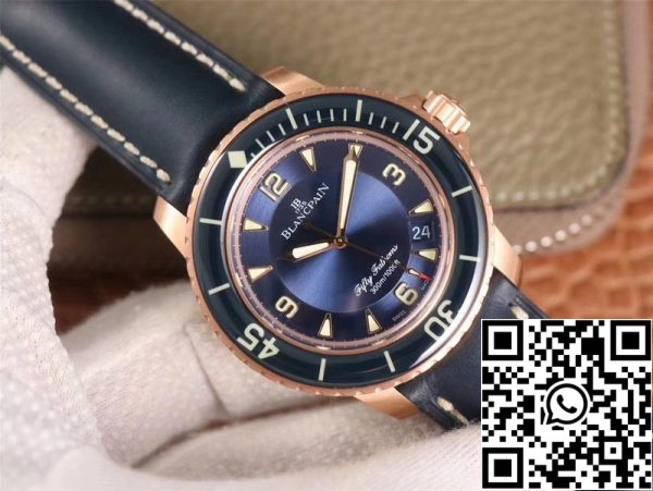 Blancpain Fifty Fathoms 5015 3603C 63B 1 Best Edition ZF Factory Blue Dial Zwitserse ETA1315 US Replica Watch 4754 Blancpain Fifty Fathoms 5015-3603C-63B 1:1 Best Edition ZF Factory Blue Dial Zwitserse ETA1315