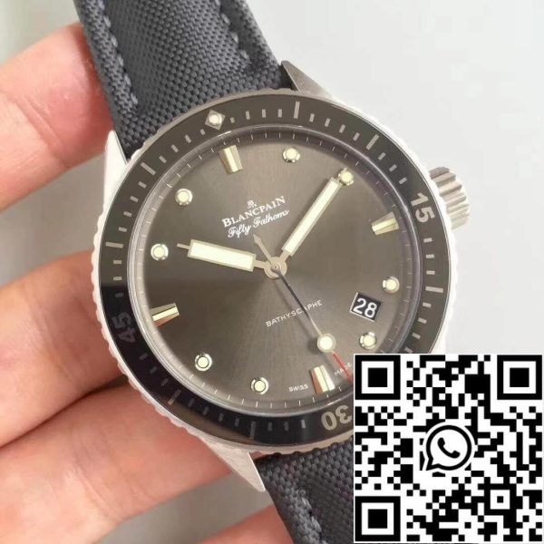 Blancpain Fifty Fathoms Bathyscaphe 5000 1110 B52A ZF Factory 1 1 Best Edition Swiss ETA1315 US Replique Montres 2221 Blancpain Fifty Fathoms Bathyscaphe 5000-1110-B52A ZF Factory 1:1 Best Edition Swiss ETA1315