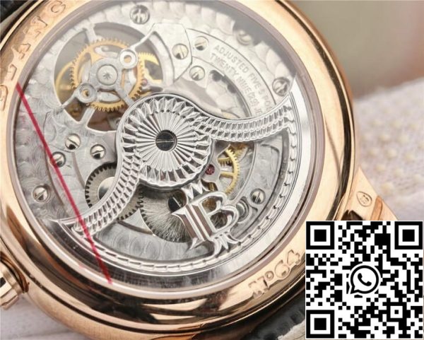 Blancpain Villeret 6025 3642 55B 1 1 Best Edition JB Factory arany tok fekete számlap amerikai Replica óra 2363 Blancpain Villeret 6025-3642-55B 1:1 Best Edition JB Factory arany tok fekete számlapja