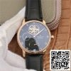 Blancpain Villeret 6025 3642 55B 1 1 Mejor Edición JB Factory Caja de Oro Esfera Negra US Replica Watch 84 Blancpain Villeret 6025-3642-55B 1:1 Mejor Edición JB Factory Caja de Oro Esfera Negra