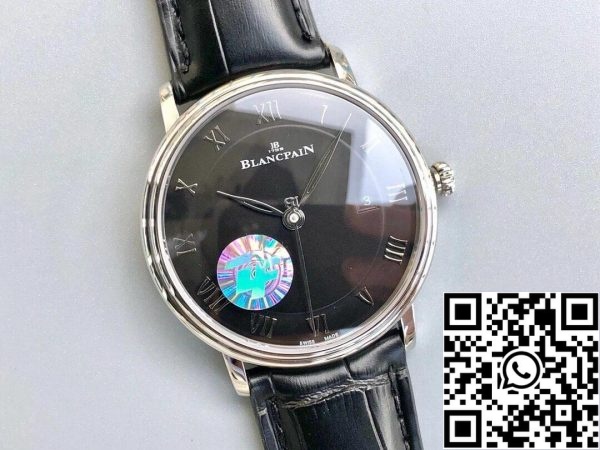 Blancpain Villeret 6551 1127 55B 1 1 Best Edition ZF Factory Black Dial US Replique Montres 4863 Blancpain Villeret 6551-1127-55B 1:1 Best Edition ZF Factory Black Dial