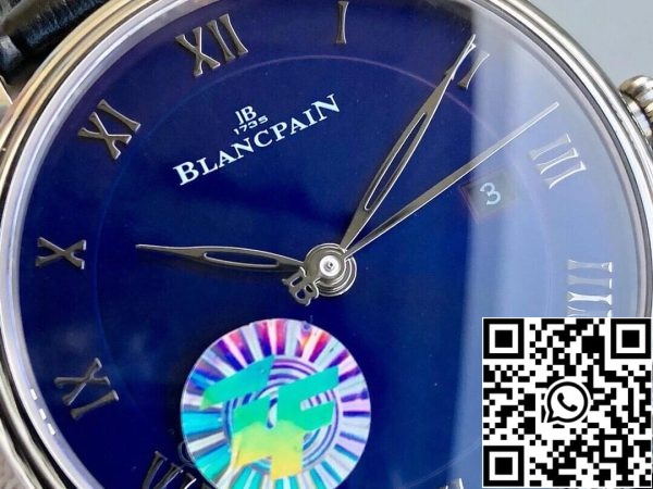 Blancpain Villeret 6551 1127 55B 1 1 Best Edition ZF Factory Blue Dial Yhdysvaltain Replica katsella 7602 Blancpain Villeret 6551-1127-55B 1: 1 Best Edition ZF Factory Blue Dial