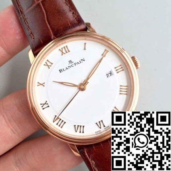 Blancpain Villeret 6651 3642 55B 1 1 Najboljša izdaja ZF Factory bela izbira ZDA replika Watch 2771 Blancpain Villeret 6651-3642-55B 1: 1 Najboljša izdaja ZF Factory bela izbira